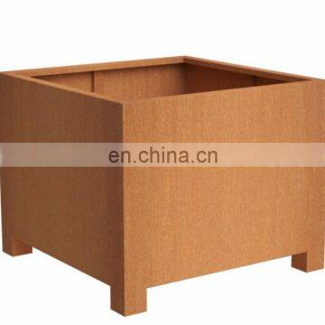 Corten Steel Garden Tree Planters Weathering Steel Box photo-7