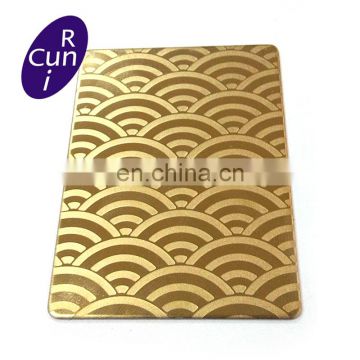 China 20mm thick etched stainless steel sheet price 409 factory provide