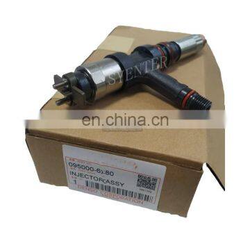 Japan Auto Parts Common Rail Fuel Injector 6219-11-3100 095000-6280 0950006280 for Diesel Engine