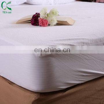 Eco-friendly Waterproof Fabric Bamboo Terry Waterproof Mattress Protector photo-4