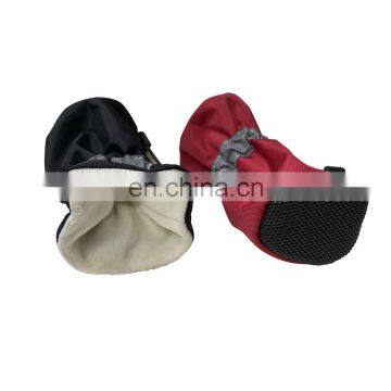 OEM Branding FBA Service 2 Colors Canvas Adjustable Buckle Pet Dog Rain Footwear Shoes