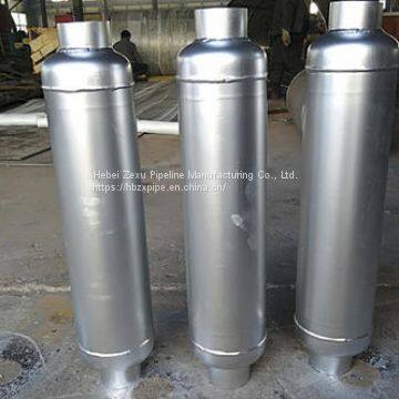 Specializing in the production of 304 stainless steel boiler steam silencer