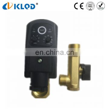 Electric Drain Valve Two-position Two-way electric solenoid valve with timer Auto Drain solenoid valve