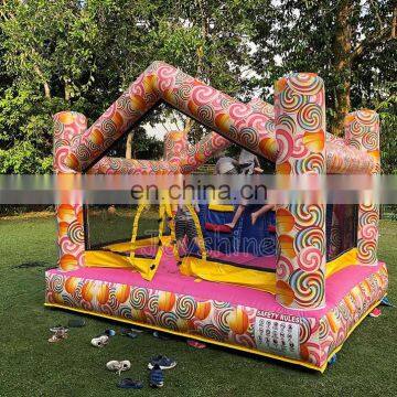 Candy Kids Zone Bounce House Combo Kids Jumping Bouncy Castle Bouncer With Slide photo-3