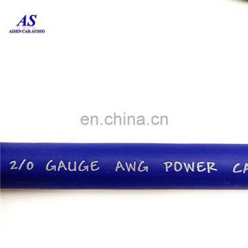 0000/000/00/0/2/4/6/8/10 AWG Frosted Colored PVC Car Audio OFC Power Wire photo-5