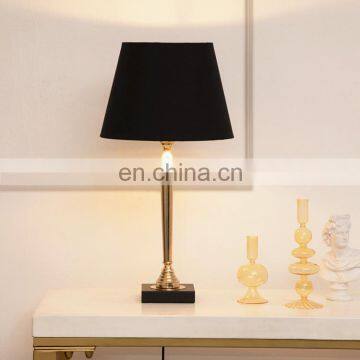 Modern Minimalist Office Lighting Table Lamp Wholesale Cheap Black Lampshade Metal Base LED Desk Lamp photo-3
