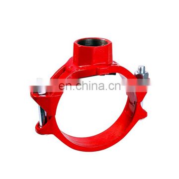 FM Approved Mechanical Fire Fighting Ductile Cast Iron Threaded Tee Pipe Fittings