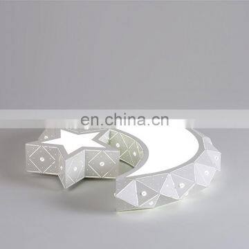 Creative LED Living Room Ceiling Light Modern Simple Stars Moon Hollow Lamps for Children Bedroom photo-5