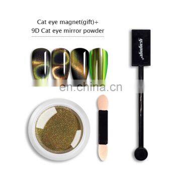 9D Cat Eye Kit UV Gel Soak Off UV LED Mio Magnet Shining Colorful Nail Art