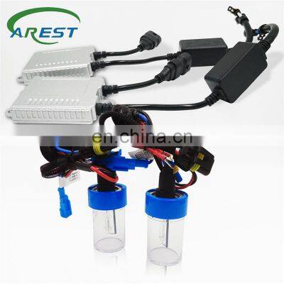 2Pcs Xenon H7 AC 55W Slim Metal Ballast kit HID Xenon Headlight bulb 12V H1 H3 H11 h7 hid kit 4300k 6000k Replace Halogen Lamp