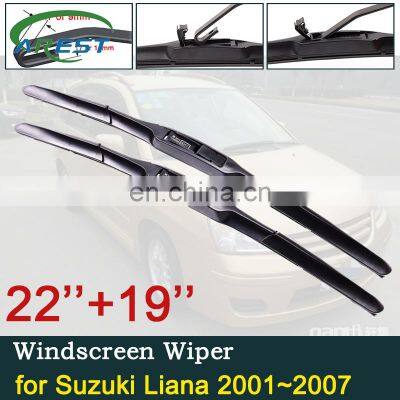 for Suzuki Liana 2001~2007 Car Wiper Blades Front Windscreen Wipers Sedan Hatchback Wagon Car Accessories 2002 2003 2004 2005