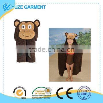 Micah Monkey Children's Hooded Towels