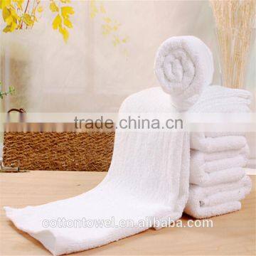 100% cotton bleached hotel bath towel set