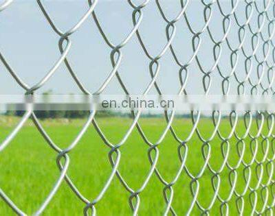 6 Foot 9 Gauge High Quality Used Chain Link Fence Price Galvanized and Pvc Coated Wire Fence for Sale