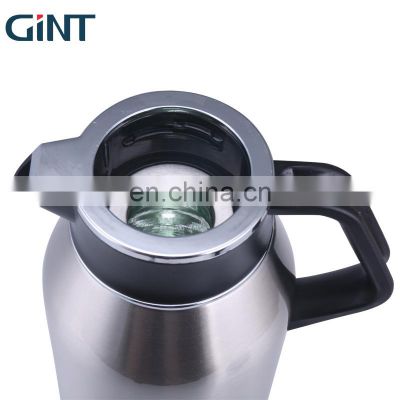 GiNT 1.6L Promotional Customized Teapot Stainless Steel Portable Glass Inner Coffee Pots