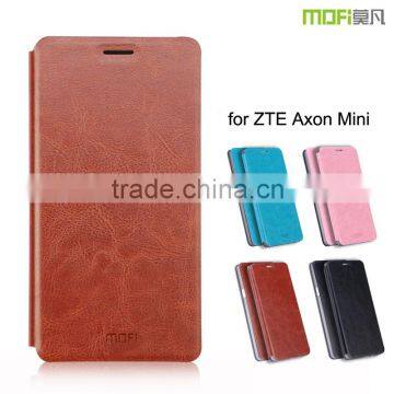 2016 New Arrival! MOFi Case for ZTE Axon Mini, Mobile Phone Coque Leather Back Cover Housing for ZTE Axon Mini