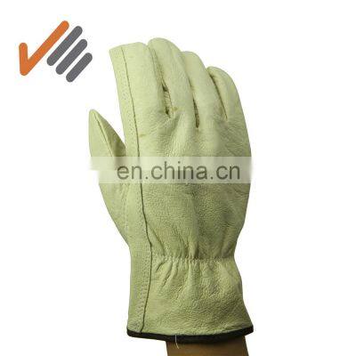 Sunnyhope Industrial Goat Skin Leather Hand Gloves,work Gloves Leather photo-5