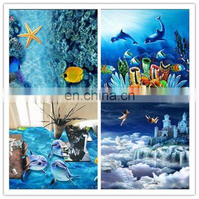 Micro Crystal Seaworld Porcelain Wall Tile 3d Fish Shop Wall Tile photo-3