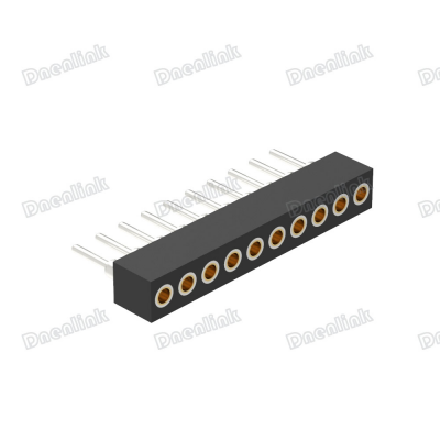 Dnenlink 1.778mm Pitch Machined Pin Single Row Female Header Connector photo-4