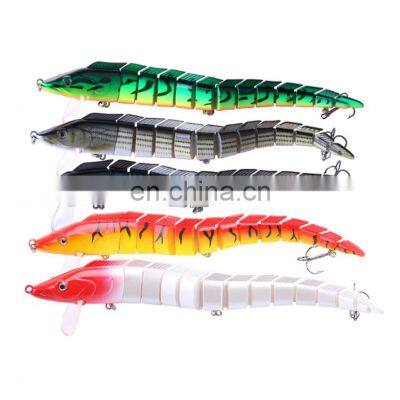 23cm 46g  New Snake Big Size Bait 13 Sections Jointed Pike Underwater Killer Gnarled Fish Fishing Supplies Jointed Minnow