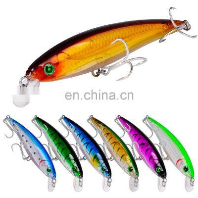 new top quality 9 color 16cm 43g wobbler sinking Minnow hard bait Sea fishing lure Big Minnow for bass carp trout