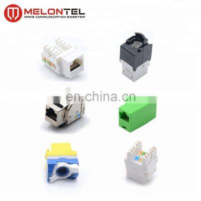 MT-51000 Wholesale Cheap CAT.5E CAT.6 RJ45 Keystone Jack Modular Jack for wall outlet