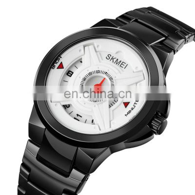 Luxury Brand SKMEI 1699 Stainless Steel Strap Creative Business Quartz Men Watch Male