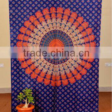 Indian Mandala Tapestry Vintage Tapestry Bohemian Wall Hanging Bed Sheet