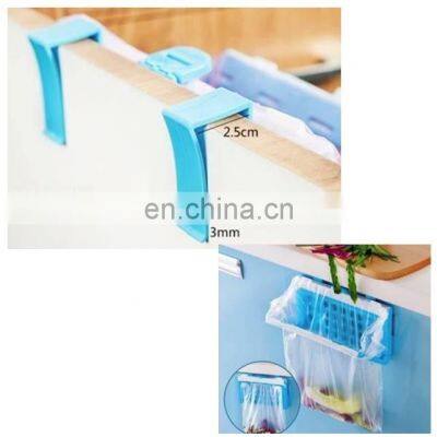 Plastic Collapsible Hanging Garbage Bags Rack, Kitchen Wash Cloth Towel Storage, Wall Hanging Cupboard Cabinet Stand photo-3