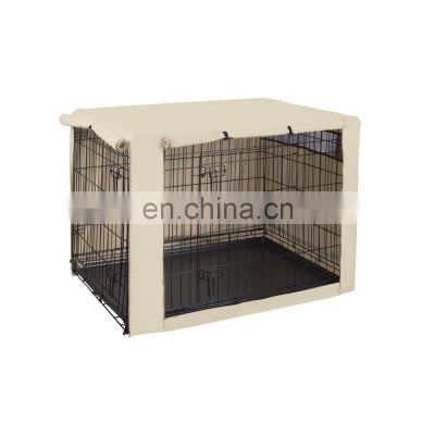 High quality  popular custom foldable metal large carriers boom pet cages for cats dogs