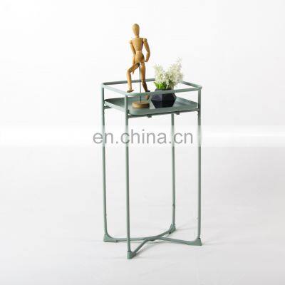 Multifunctional Flower Shelf Stands Iron Creative Double Flower Shelf