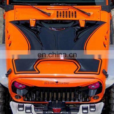 Стальной кожух капота для Jeep Wrangler JK 2007 - 2017 photo-4