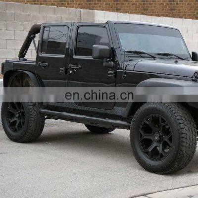 Steel Flat Style Fender Flares for Jeep Wrangler JK 2007-2017 J064