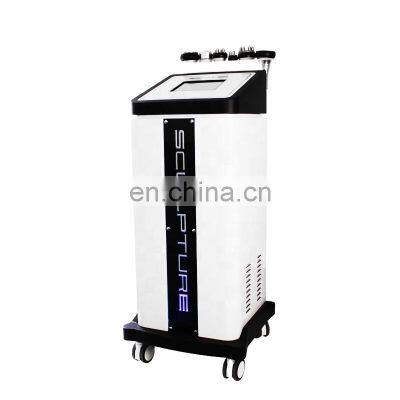 Vertical 3D fat explosion beauty machine with vaccum cavitation RF ultrasonic system