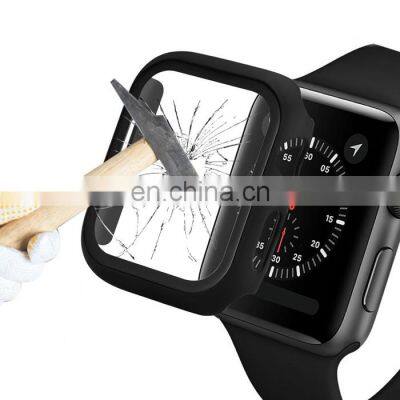 Full Coverage Tempered Film Tpu Screen Protector For Apple Watch Series Crystal Clear Front Protector Case photo-4