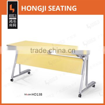 Aluminium alloy leg wooden folding conference table HD13B