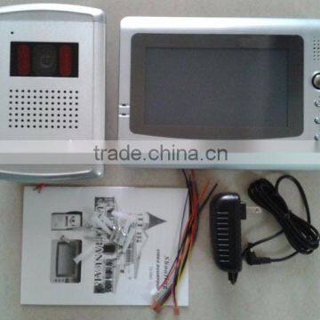 HSY-VDP3 4 Wire 7inch TFT Monitor CMOX Camera Doorbell Wired Door Phone Video Intercom Unlock photo-5