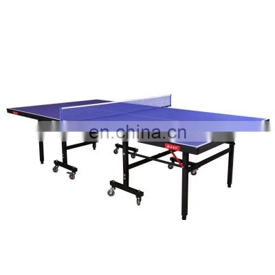 Table tennis table household foldable movable up and down adjustment indoor standard game dedicated with wheels