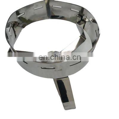 Customized  stamping bending  mirror polishing brush  pan bracket