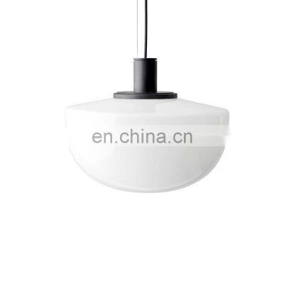 New Ceiling Hanging Lamp For Restaurant Creative Minimalist LED Chandelier Table Bedroom Bedside Glass Pendant Light