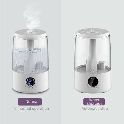 Factory Supply High Quality Smart Appliances LCD Control Desktop Humidifier Double Spray Nozzle Household 3.5L Ultrasonic Humidifier photo-5