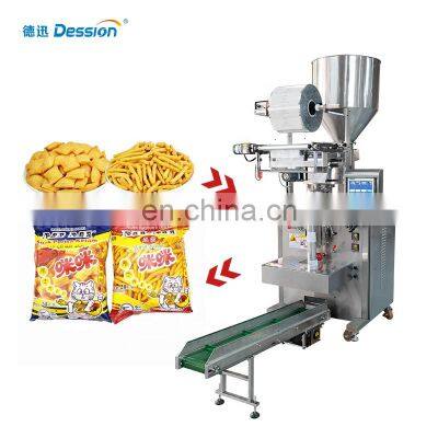 Sachet granule food packing machine snacks packaging plc machine