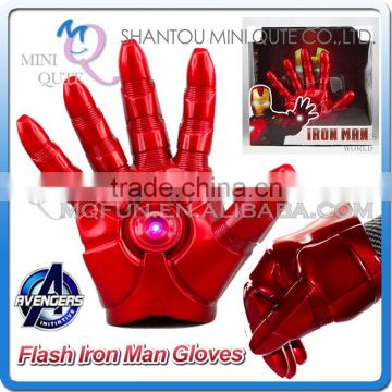 Mini Qute America Marvel cartoon Avenger super hero flash hands glove plastic action figures kids collection toys NO.MQ 050