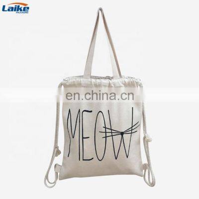 Cotton Canvas Tote Carry Shopping Duck Bag Shoulder Bag Reticule photo-4