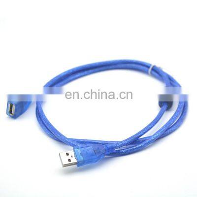 Wholesale China PVC jacket 26awg cable usb , 1.5m blue usb extension cable