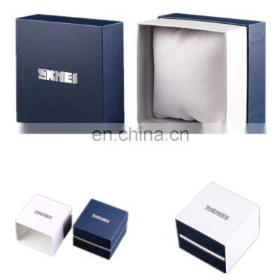 Luxury Brand Skmei Bule White Square Shape Print Your Own Logo Package Gift Watches Box photo-2