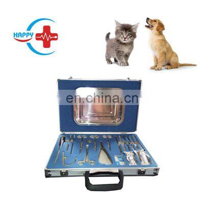 HC-R063A small animals operation instruments kit/veterinary surgery instruments kit for dog/cat etc