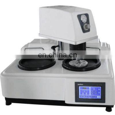 MP-2S Automatic Touch Screen Dual Disc Metallographic Specimen Jewelry Fiberglass Grinding And Polishing Machine photo-2