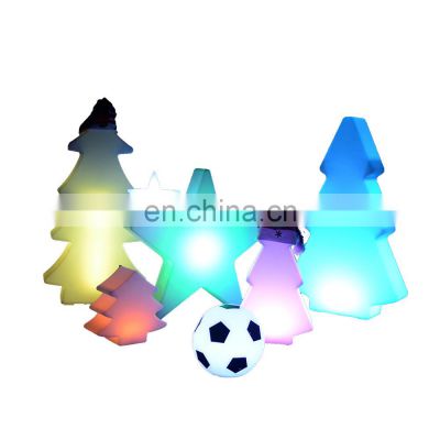 rental event christmas light stand lamps wireless cordless decoration Christmas holiday light Customized LED star trees