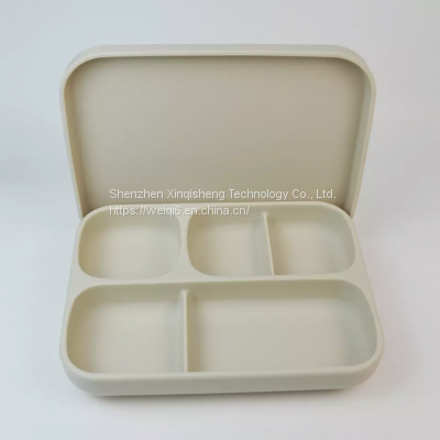 Silicone Baby Feeding Set Baby Feeding Plate Silicone Tableware Plate for Kids Toddlers Suction Silicone Dinner Plate photo-5